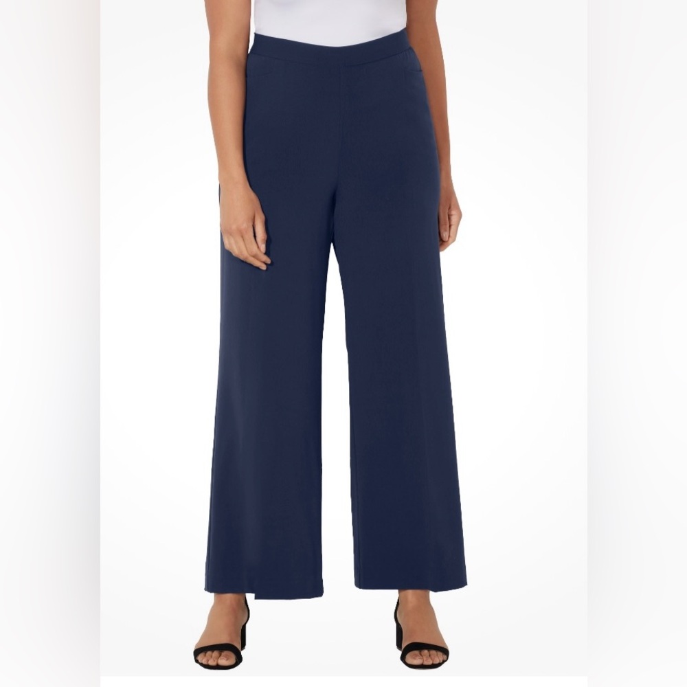 Catherine Malandrino Wide Leg Navy Pants in Size 6